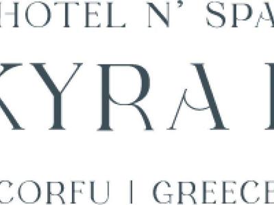 Logo mit Text in eleganter Serifenschrift in Schwarzweiß: Hotelname und Standort.