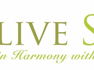 Logo Olive Spa se zeleným kruhem a textem inspirovaným přírodou.