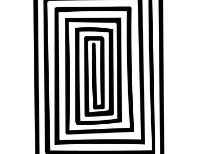 Schwarzes labyrinthartiges Rechteck mit einer Palme darüber, darunter Text "AMIRANDES A RESORT TO LIVE".