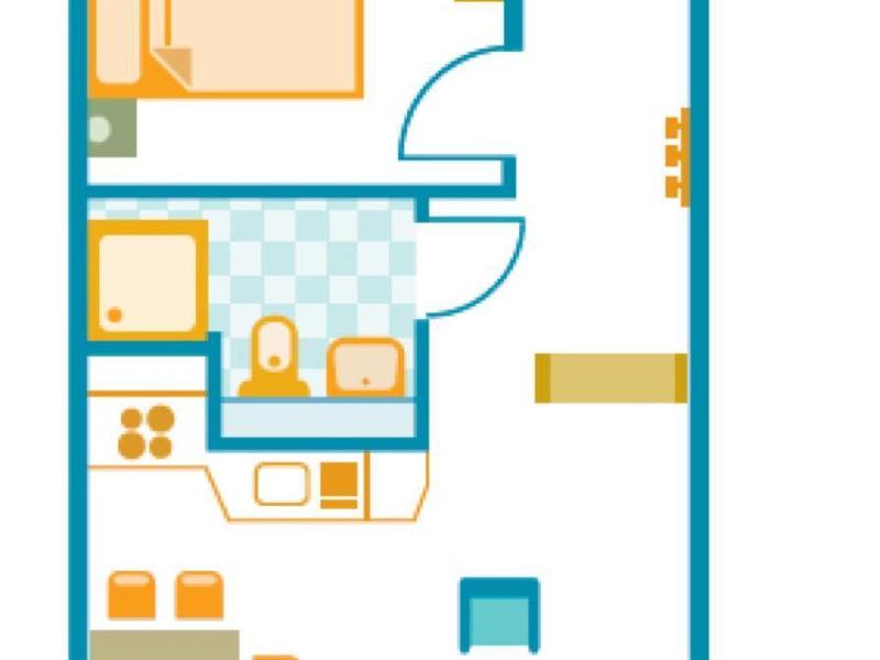 Zwei Personen rutschen lachend in einem roten Wasserrutschen-Tunnel auf einer blauen Schwimmhilfe.