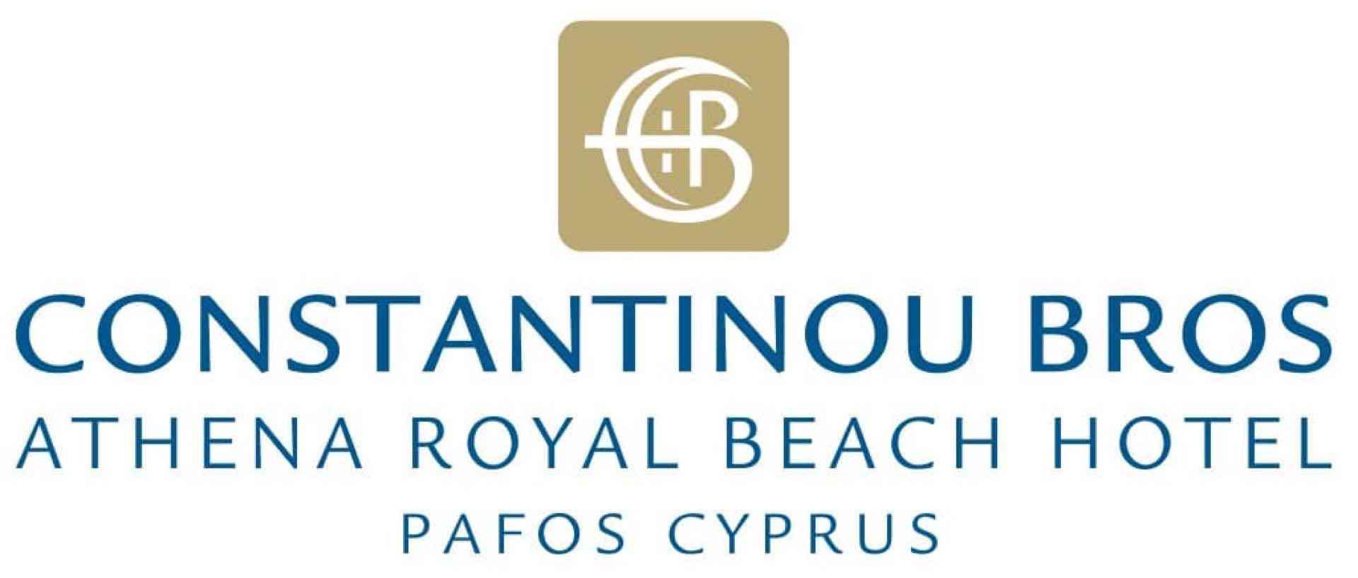 Logo des Athena Royal Beach Hotel in Pafos, Zypern mit schlichtem Design und Schriftzug.