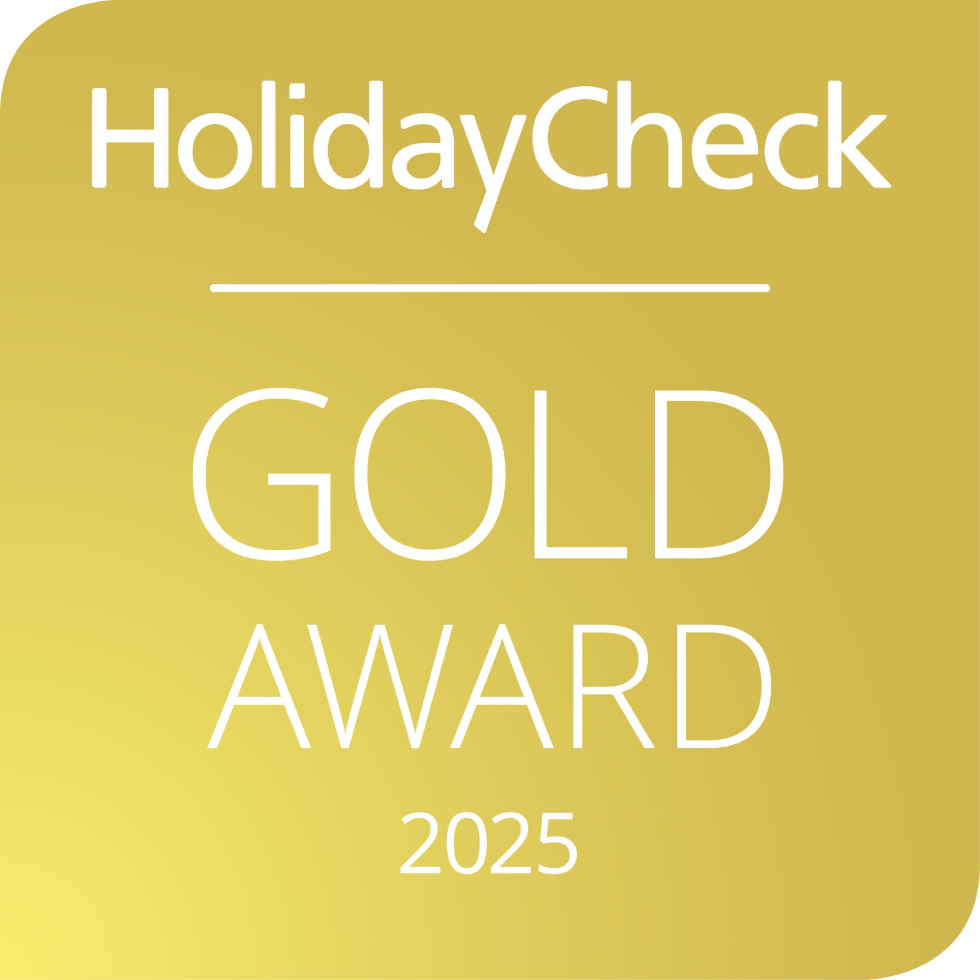 Dieses Hotel bekam den Gold Award von HolidayCheck.