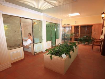 Cozy indoor area with bench, plants, and floor-to-ceiling window with a seated guest